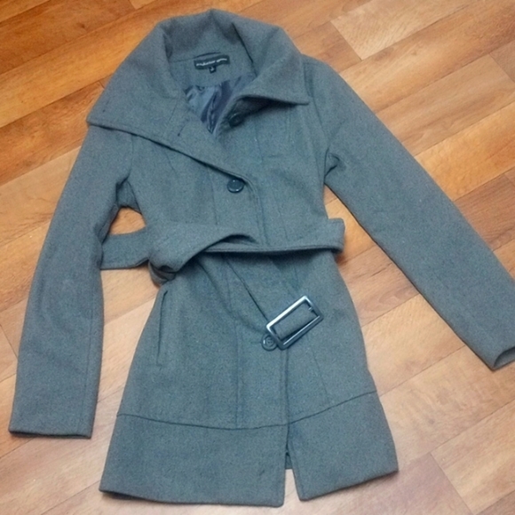 Ambiance Jackets & Blazers - Ambiance pea coat with belt size Large
